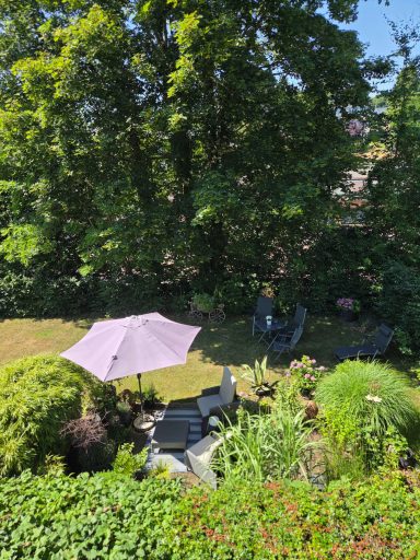 Gartenblick vom Küchenfester